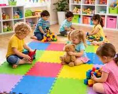 Uşaqlar üçün döşəmə-pazl , 30x30x1 sm 10 hissə