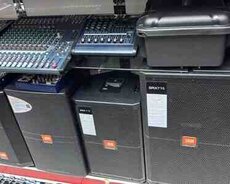 Peşəkar səs sistemləri, mikşerlər və audio avadanlıq