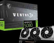 MSI Graphic card GeForce RTX 5080 16GB GDDR7 VENTUS 3X OC