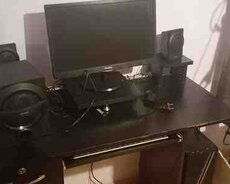 Gaming kompüter dəsti i5 + GTX 660 | Monitor + LED Kasa + Aksesuarlar