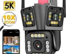 Wifi PTZ360 çöl 3 kamera 8MP, 4K+64GB
