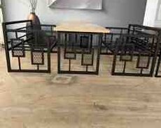 Loft divan masa dəsti