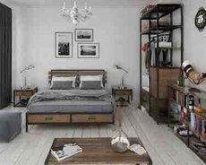 Yataq otağı mebeli Loft Edition