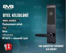 Kartlı smart RFID otel qapı kilidi RX2062E