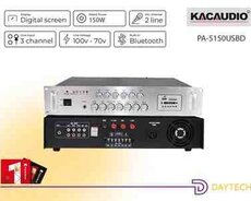 KaQi Audio 150W 6 zonalı professional səsgücləndirici
