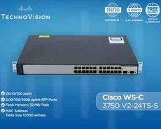Switch Cisco 3750V2-24 100MB