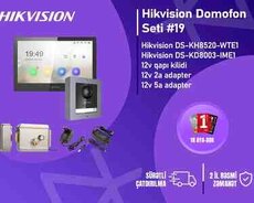 Hikvision DS-KH8520-WTE1 DS-KD8003-IME1 10 düym IP domofon dəsti
