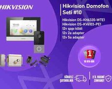 Hikvision DS-KH6320-WTE1 + DS-KV6103-PE1  IP Video domofon seti