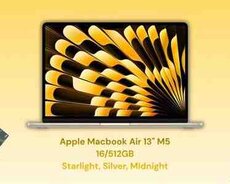 Apple Macbook Air 13 M5 512GB, 16GB