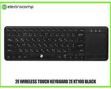 Klaviatura Bluetooth 2E WIRELESS TOUCH KEYBOARD 2E KT100 BLACK