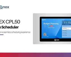 TOUCH PANEL CPL50 görüş otaqları üçün nəzərdə tutulmuş ağıllı rezervasiya və idarəetmə paneli