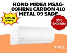 Kondisioner MIDEA MSAG-09HRN1 CARBON 410 metal 09 SADE