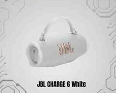 JBL CHARGE 6 White  Güclü Səs, Uzun Batareya və Maksimum Dayanıqlılıq