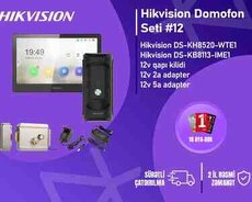 Hikvision DS-KH8520-WTE1 + DS-KB8113-IME1  10 IP Domofon Seti #12