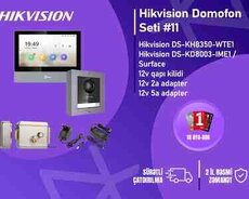 Hikvision DS-KH8350-WTE1 + DS-KD8003-IME1 Surface  Premium IP Domofon dəsti #11