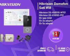 Domofon dəsti 18Hikvision DS-KH9510 + DS-KV6103