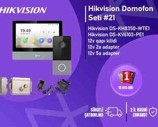 Hikvision DS-KH8350 + DS-KV6103  Domofon Seti 21