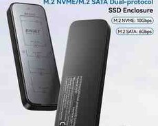 EAGET M.2 NVMe ,  SATA Dual Protocol SSD qutusu