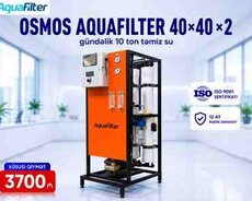 Əks osmos qurğusu Aquafilter 10ton, gün
