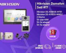 Hikvision DS-KH8520 + DS-KV8213 domofon seti 17