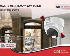 Dahua DH-HAC-T1A21P-U-IL  dual light, mikrofonlu dome kamera
