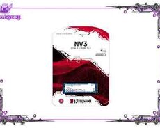 Kingston 1TB NV3 NVMe PCIe 4.0 SSD M.2 2280, M-Key, PCIe 4.0 x4