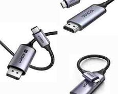 Type-C HDMI display port kabel Ugreen