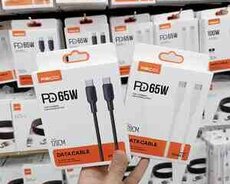 Kabel TypeC 65 Vatt Sürətli Şarj 120 sm Recci RS46CC