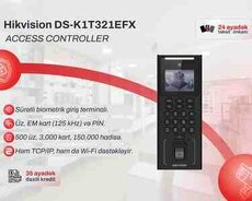 Biometrik Girişə Nəzarət Terminalı Hikvision DS-K1T321EFX