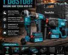 Makita 3-lü akkumulyatorlu alət dəsti