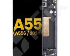 Ekran Samsung A55 (A556) çərçivədə qara ORG