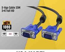 S-VGA FHD kabel 15 metr (3+6)