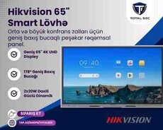 Hikvision 65 4K İnteraktiv Smart Lövhə (DS-D5A65RB, A3)