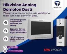 Hikvision Analoq Videodomofon Dəsti (DS-KIS204T)