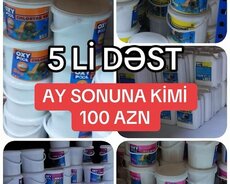 Hovuz üçün dərmanlar paket şəkildə 