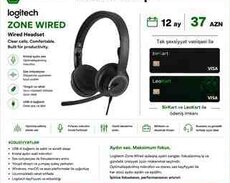 Qulaqlıq LOGITECH ZONE WIRED