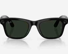 Ray-Ban Meta Wayfarer (Gen 2) Shiny Black ,  Graphite Green Transitions