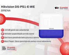 Simsiz Xarici Sirena Hikvision DS-PS1-E-WE AX PRO