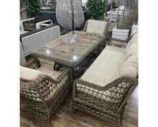 Həsir Rattan Turk divan dəsti