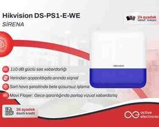 Simsiz Xarici Sirena Hikvision DS-PS1-E-WE AX PRO