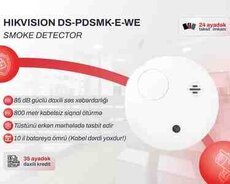 Simsiz tüstü detektoru Hikvision DS-PDSMK-E-WE AX PRO