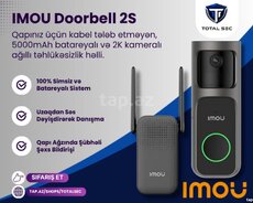 IMOU Doorbell 2S (Simsiz, Kameralı Qapı Zəngi)