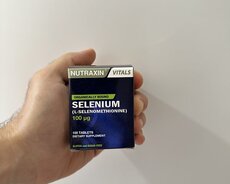 Nutraxin Selenium 100µg (100 Tab)–Orijinal Qida Əlavə Selen