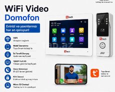 Ntech WiFi Video domofon | Tuya Smart dəstəyi