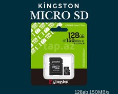 Kingston 128GB microSD Card Up to 150MB s Class 10 V10