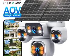 4G Sim kartlı Solar 360FHD Kamera 12MP 4K+64GB