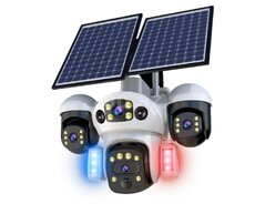 4G Sim kartlı Solar 360FHD Kamera 12MP 4K+64GB