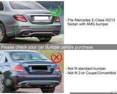 Mercedes W213 3.5 AMG line 2016-2019 diffuzoru