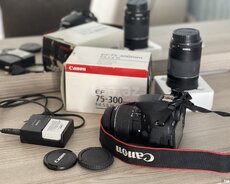 Canon EOS 250D (18-55mm + 75-300mm) fotoaparatı