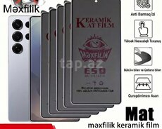 Samsung Galaxy S25 Ultra premium mat privacy ekran qoruyucusu